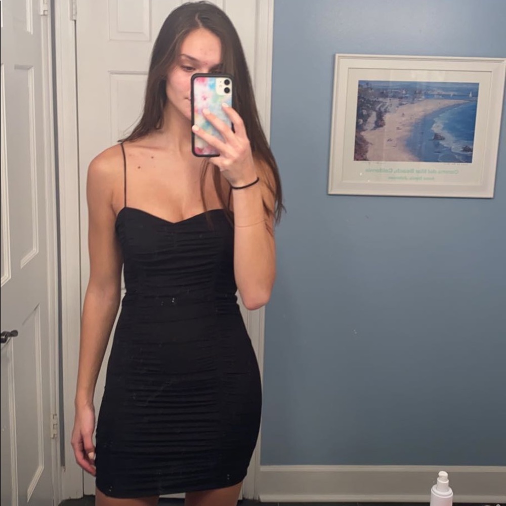 Black bodycon formal dress!